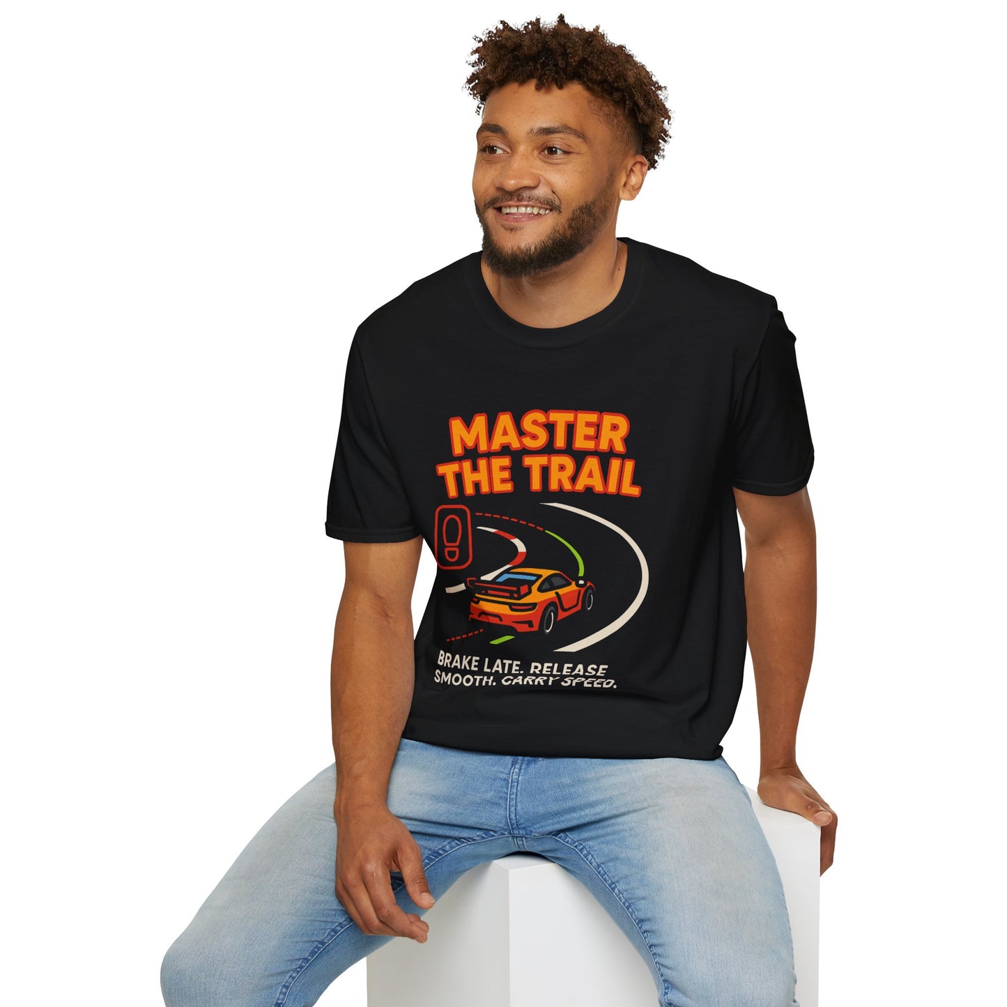 "Master the Trail" Trail Braking Racing Tee ποΈπ¨