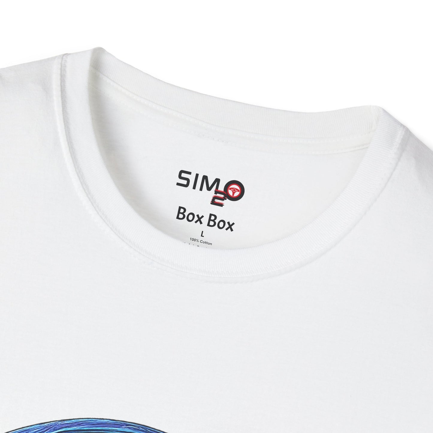 Neon Circuit Racing Helmet Tee – Sim Racing Graphic T-Shirt