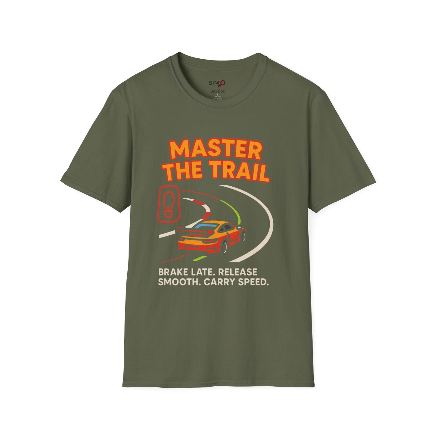 "Master the Trail" Trail Braking Racing Tee ποΈπ¨