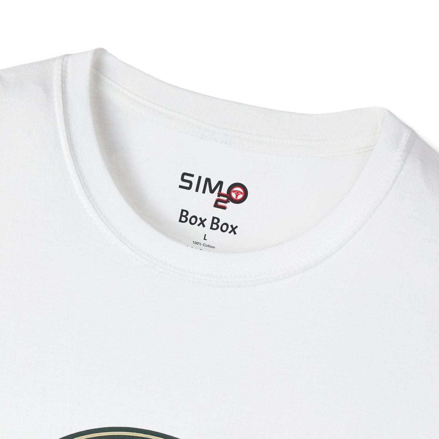 Aim Focused – Stay on the Racing Line Tee – Sim Racing Motivational T-Shirt