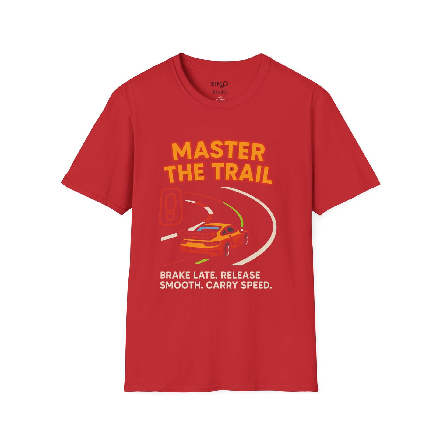 "Master the Trail" Trail Braking Racing Tee ποΈπ¨