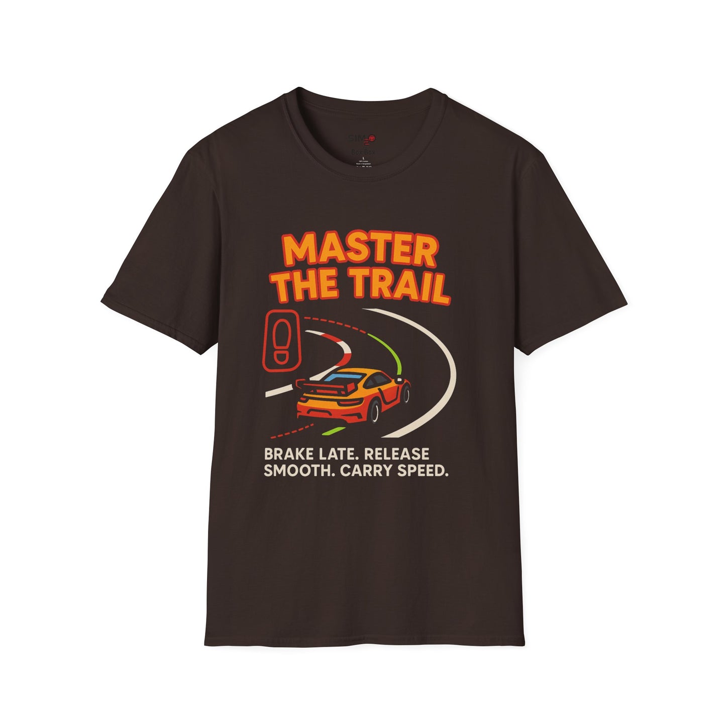 "Master the Trail" Trail Braking Racing Tee ποΈπ¨