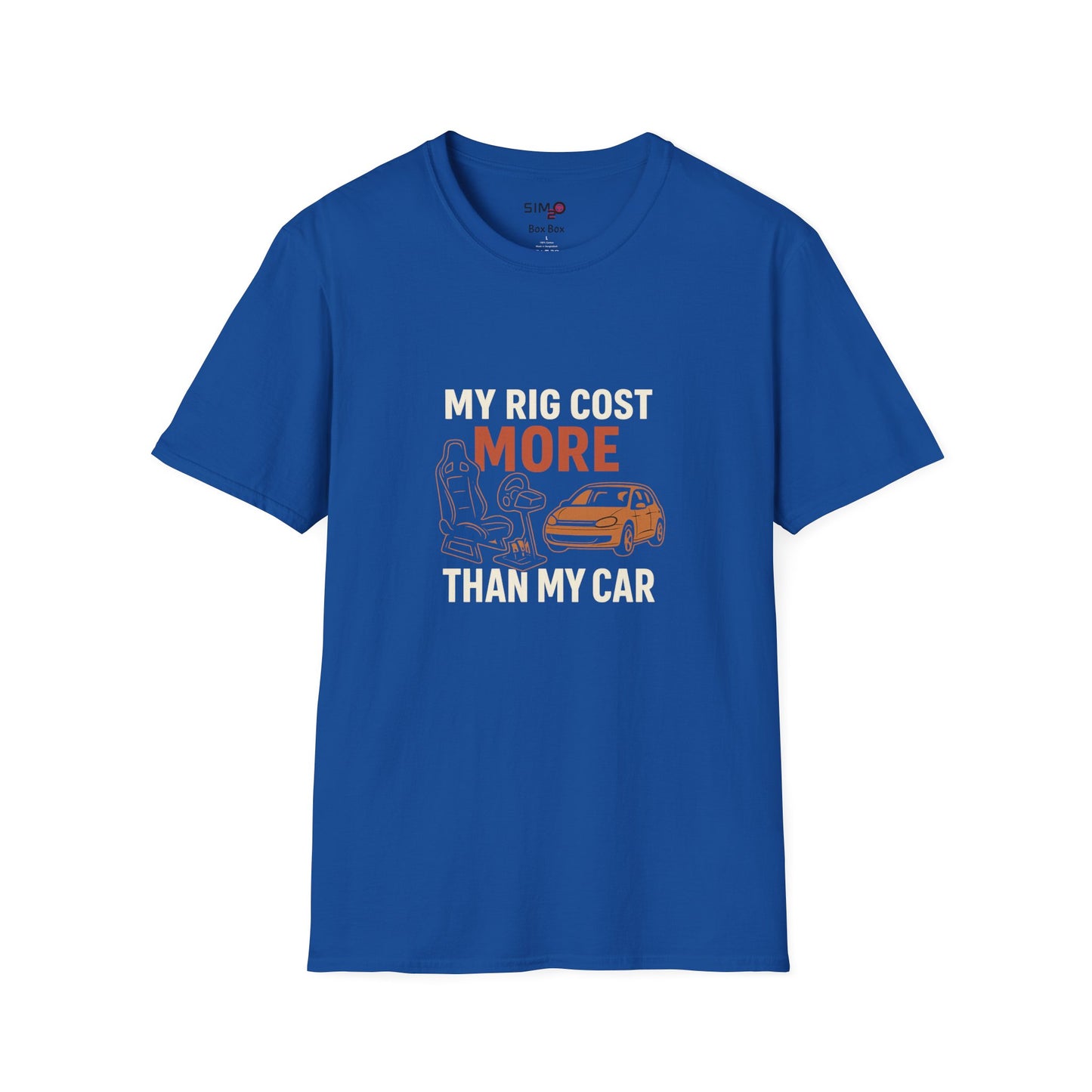 My Rig Cost More Than My Car Tee – Funny Sim Racing Shirt