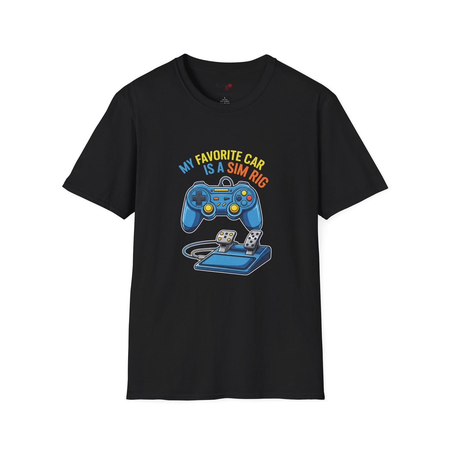 My Favorite Car Is a Sim Rig Tee – Funny Sim Racing T-Shirt