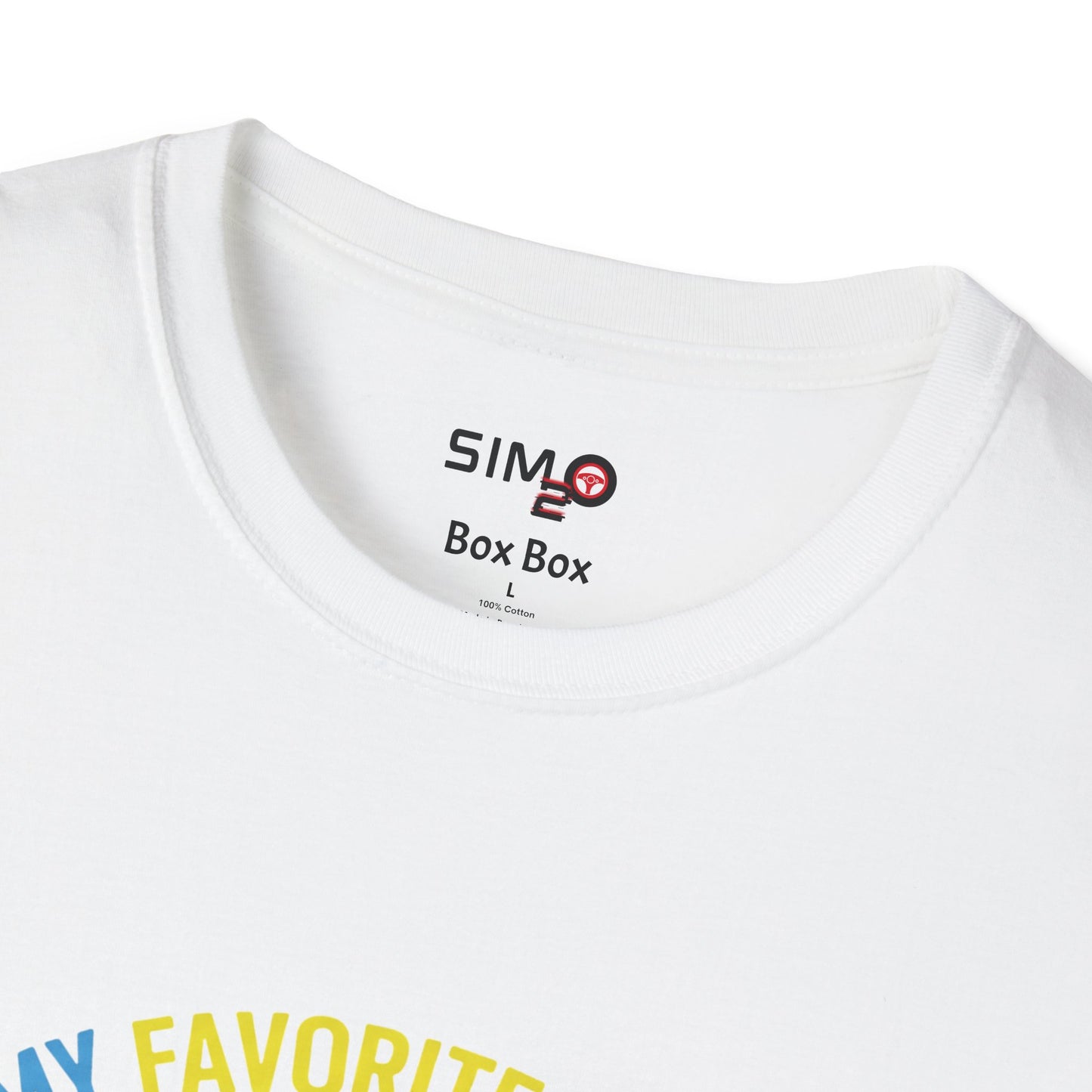 My Favorite Car Is a Sim Rig Tee – Funny Sim Racing T-Shirt