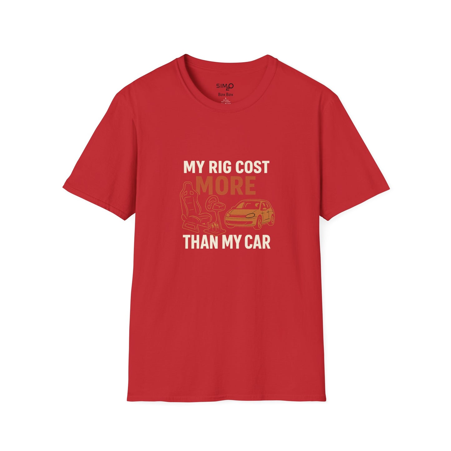 My Rig Cost More Than My Car Tee – Funny Sim Racing Shirt