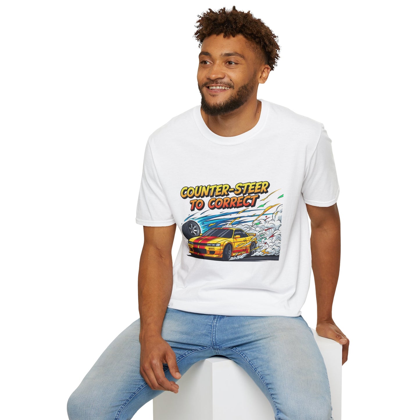 Counter-Steer to Correct Drift Racing Tee 🚗💨