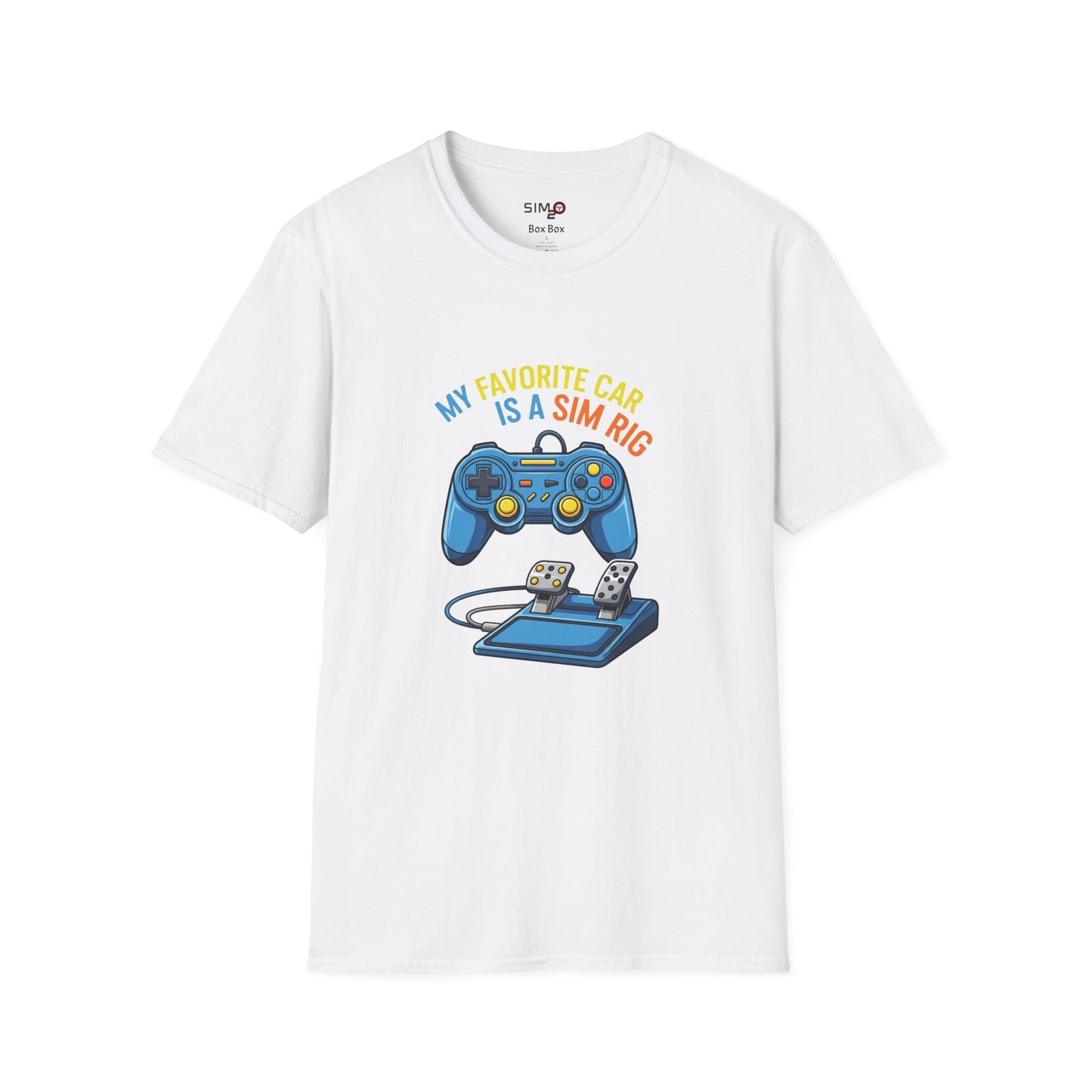 My Favorite Car Is a Sim Rig Tee – Funny Sim Racing T-Shirt