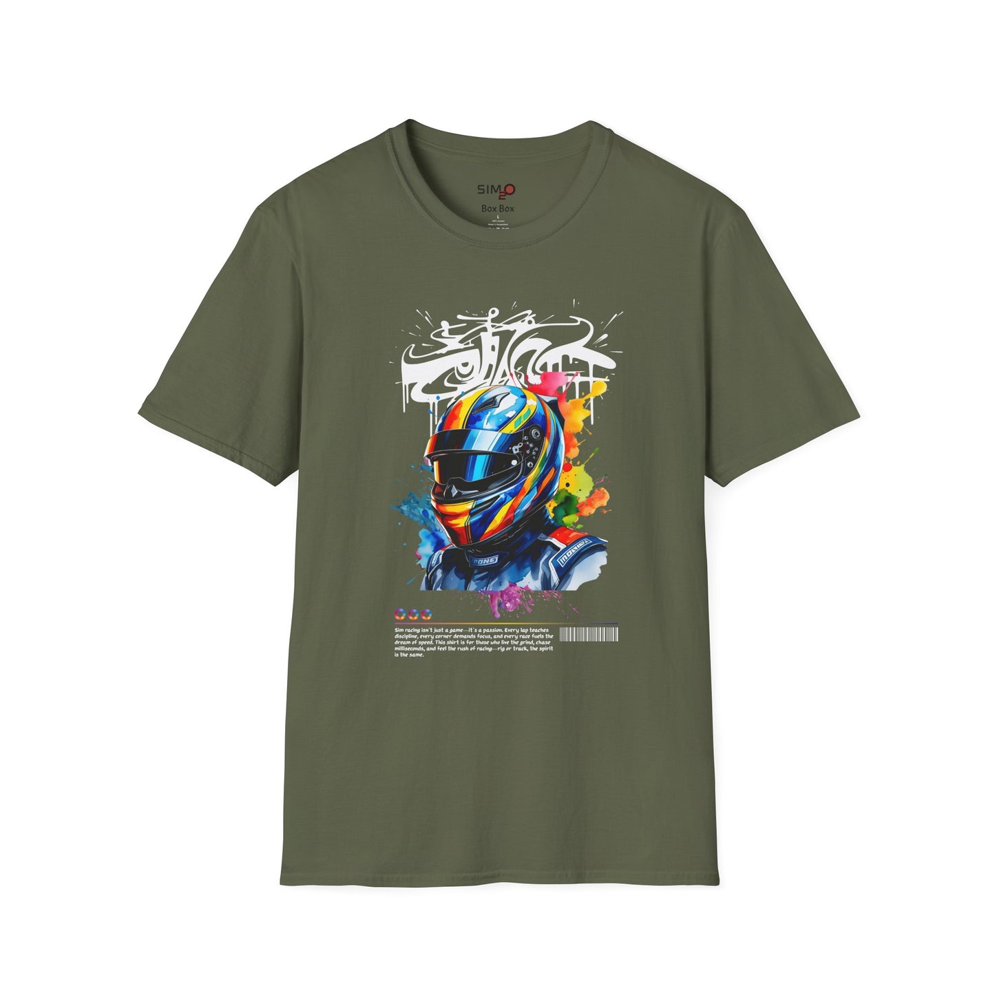 Graffiti Racer – Sim Racing Street Art Tee