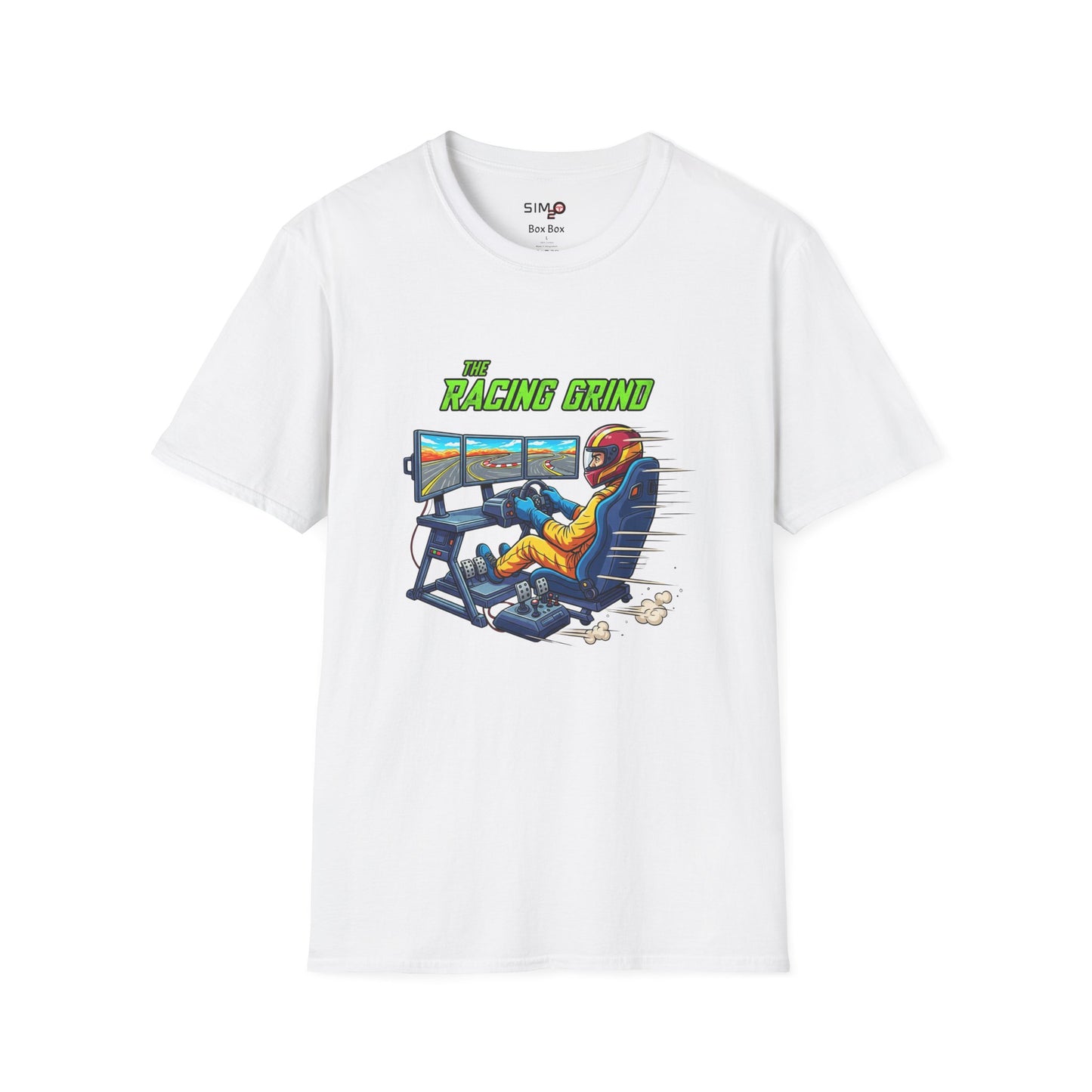 The Racing Grind Sim Racing Tee 🎮🏁
