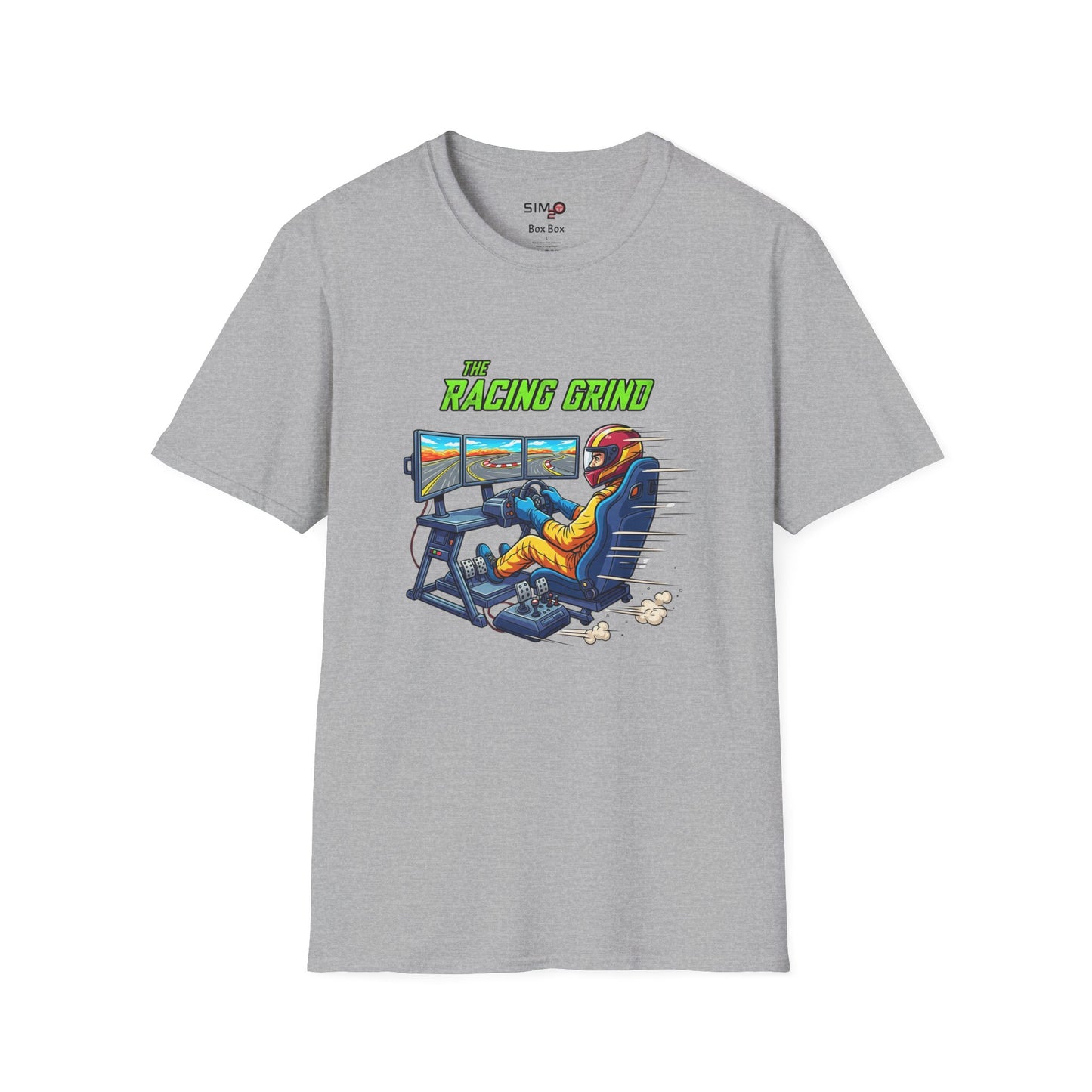 The Racing Grind Sim Racing Tee 🎮🏁