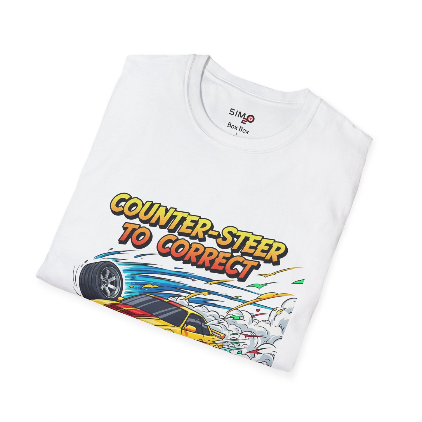 Counter-Steer to Correct Drift Racing Tee 🚗💨