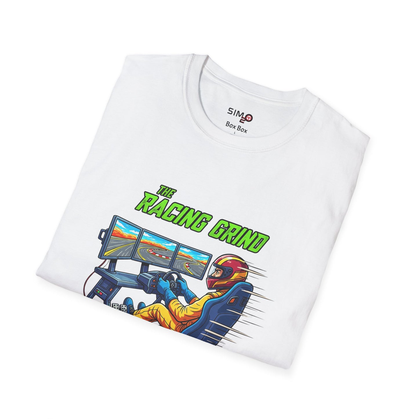 The Racing Grind Sim Racing Tee 🎮🏁
