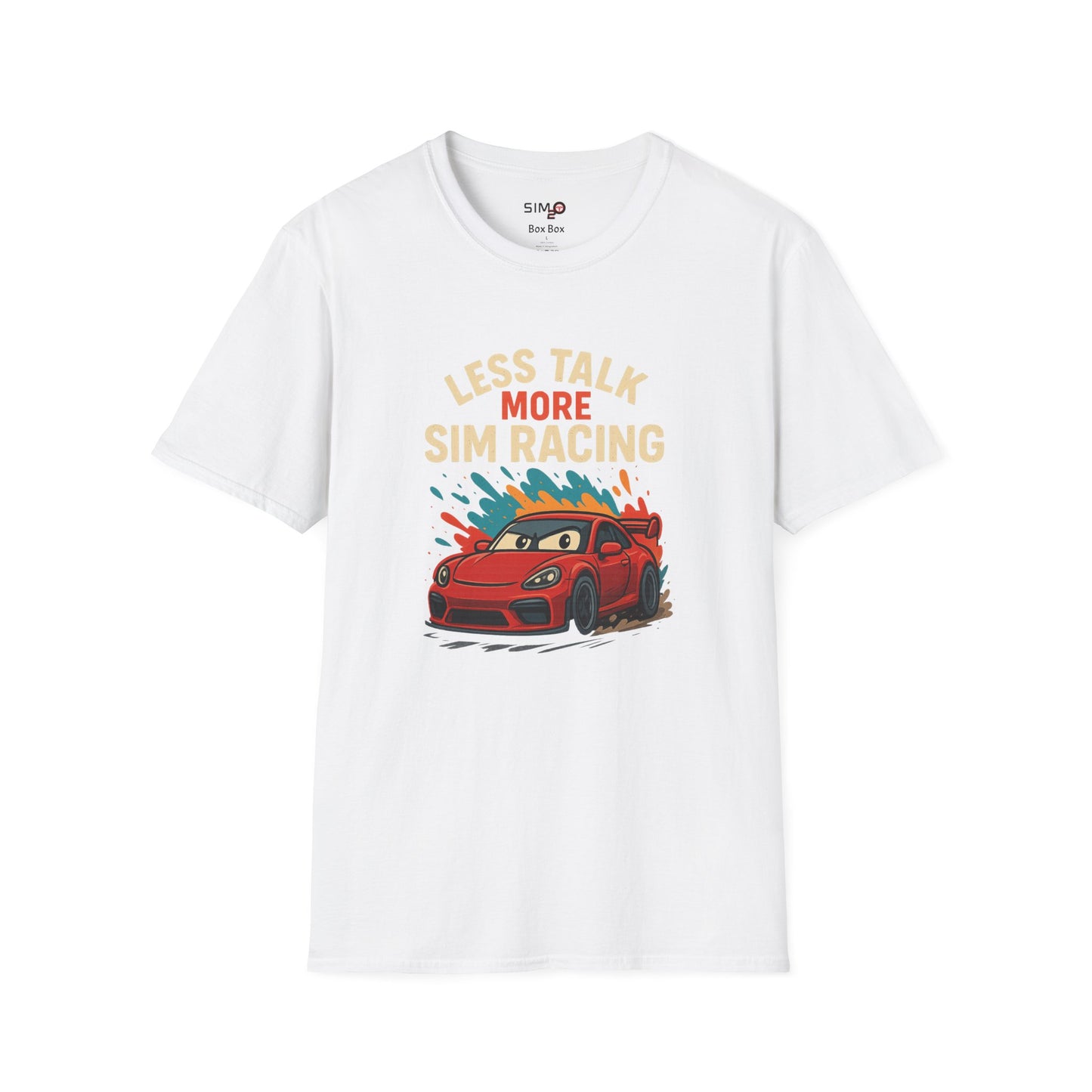 Less Talk, More Sim Racing Tee – Funny Sim Racing T-Shirt