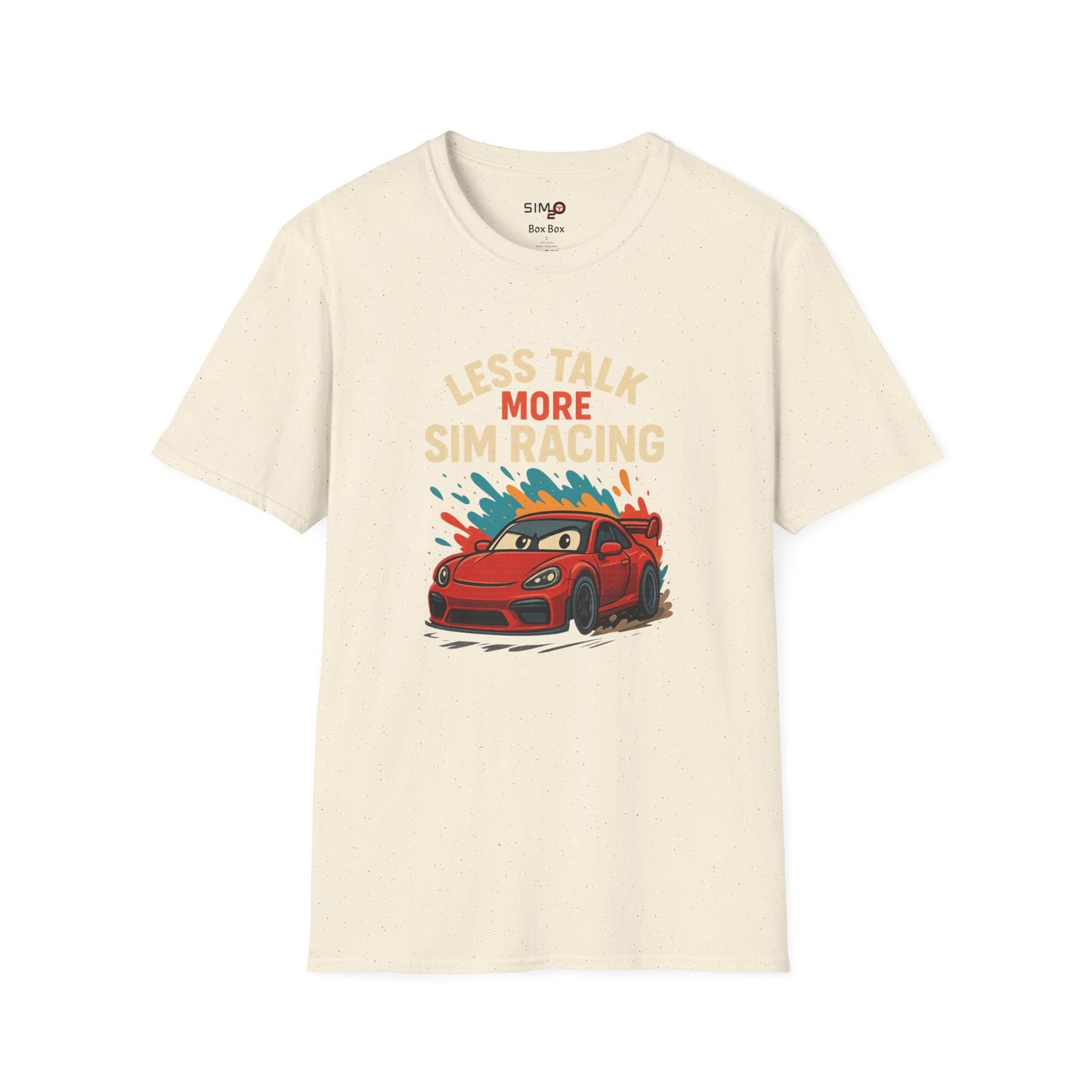 Less Talk, More Sim Racing Tee – Funny Sim Racing T-Shirt