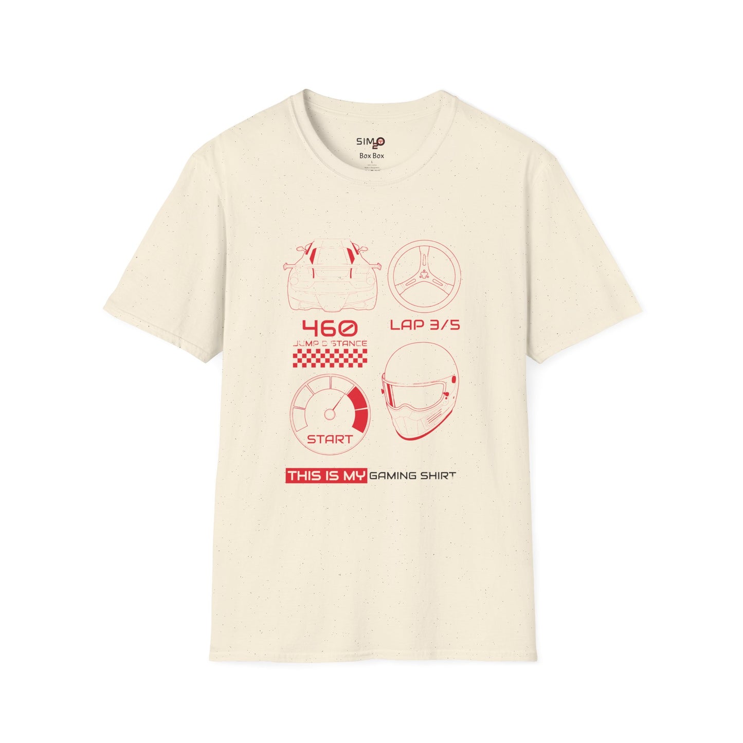 Gaming HUD Racer Tee – Sim Racing Graphic Shirt