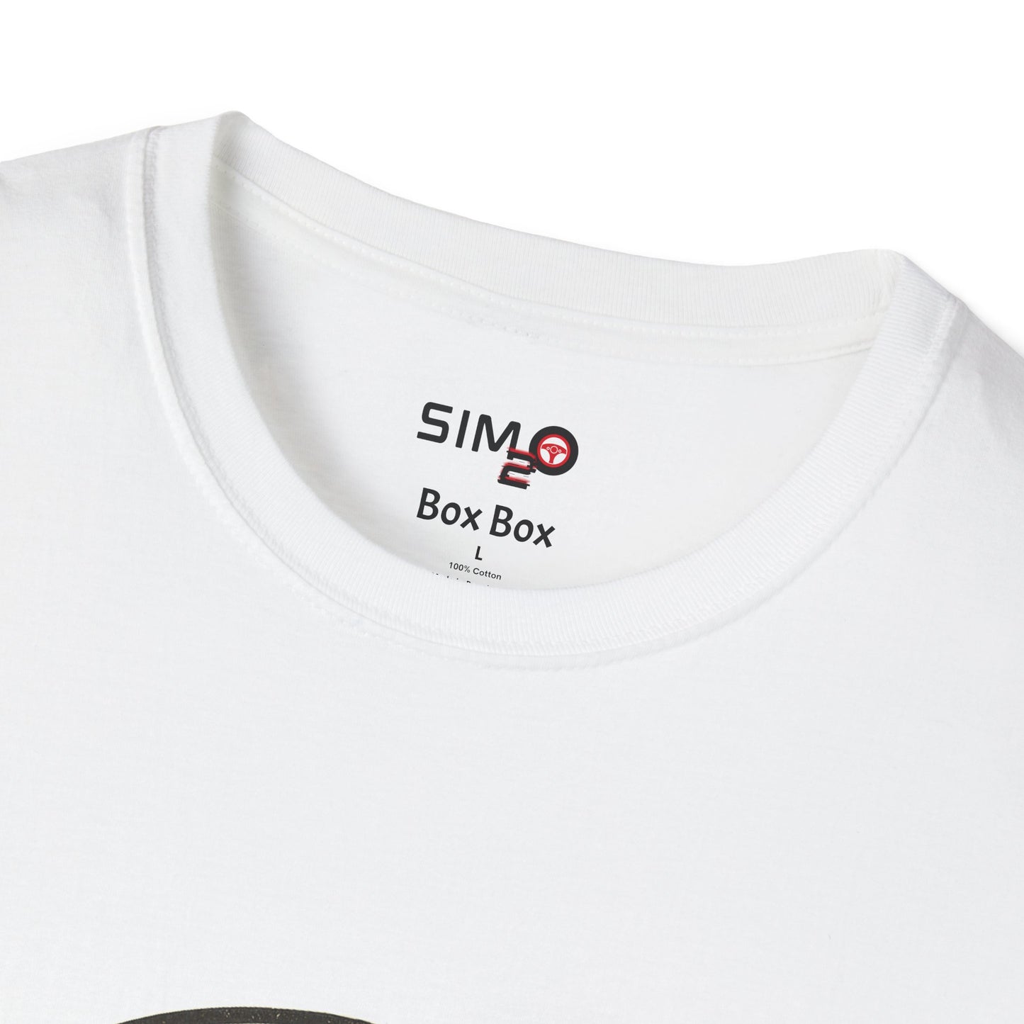 Sim Racing Roman Numeral Tee – Vintage Helmet & Checkered Flags T-Shirt