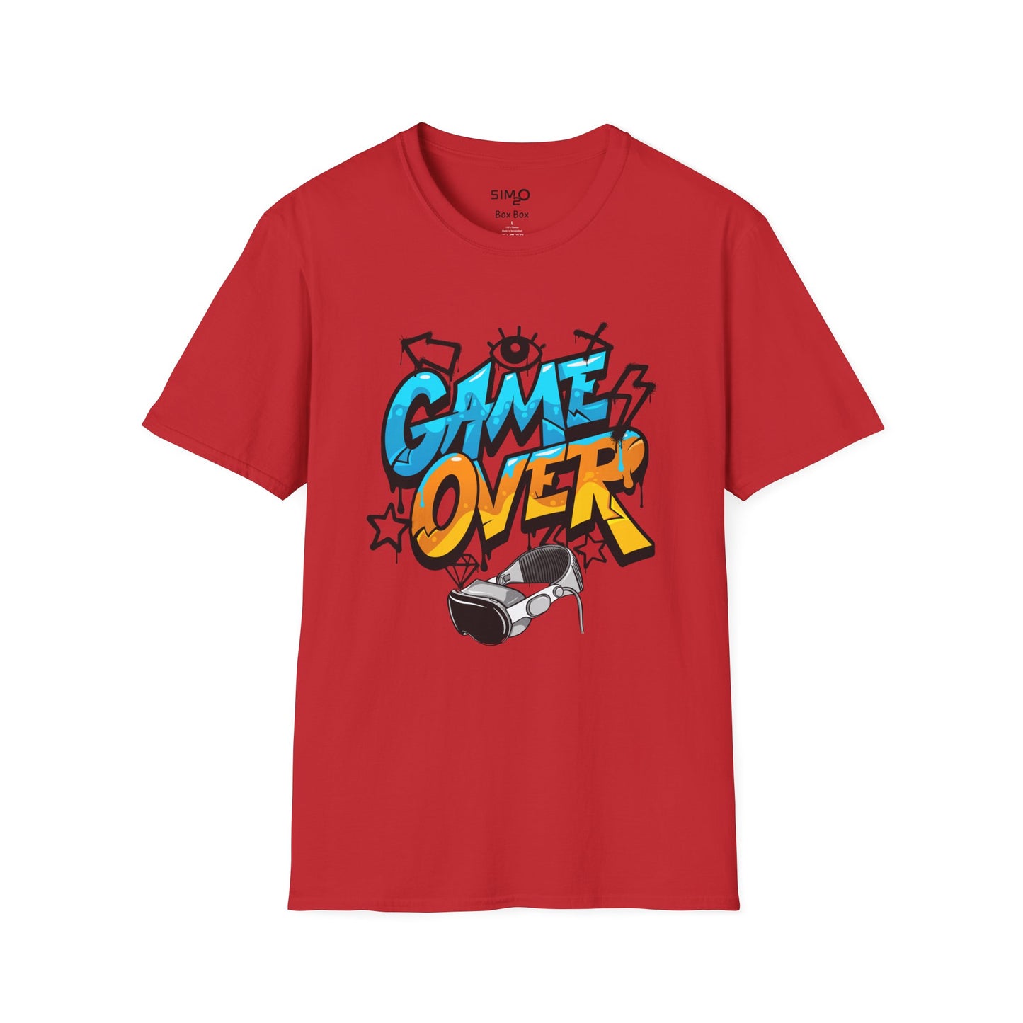 Game Over Graffiti Gamer Tee – VR Edition
