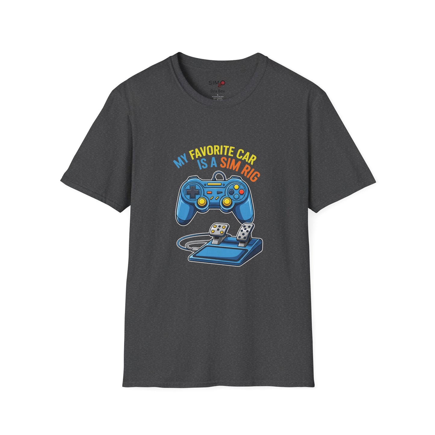 My Favorite Car Is a Sim Rig Tee – Funny Sim Racing T-Shirt