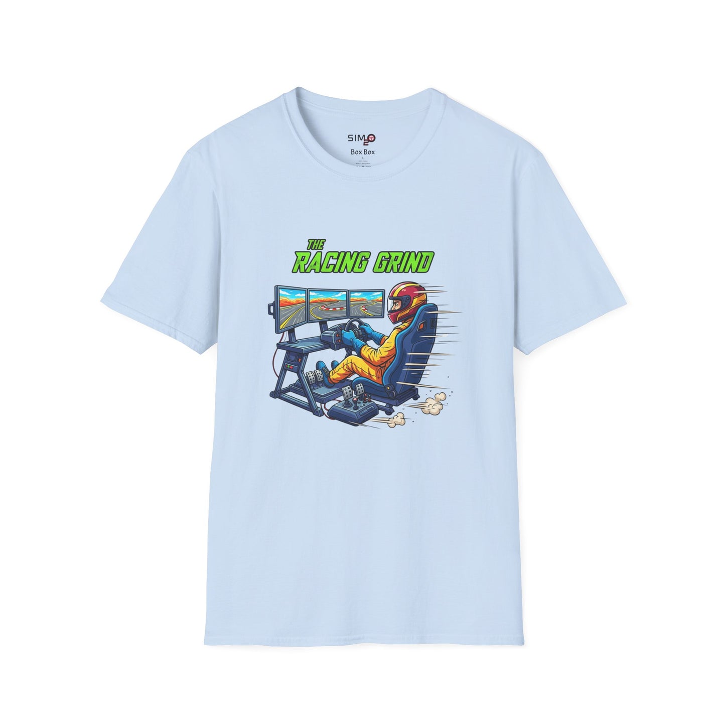 The Racing Grind Sim Racing Tee 🎮🏁