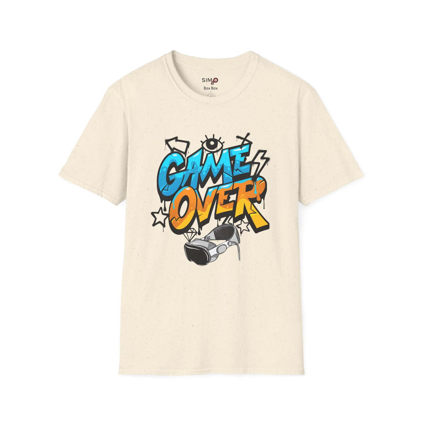 Game Over Graffiti Gamer Tee – VR Edition