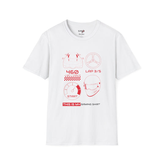 Gaming HUD Racer Tee – Sim Racing Graphic Shirt