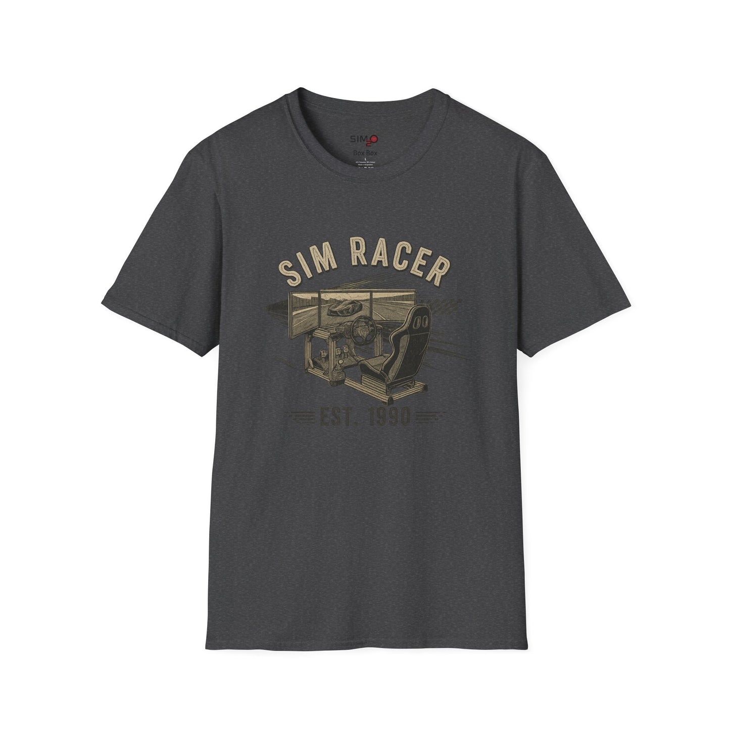 Sim Racer Est. 1990 Tee – Vintage Sim Rig T-Shirt