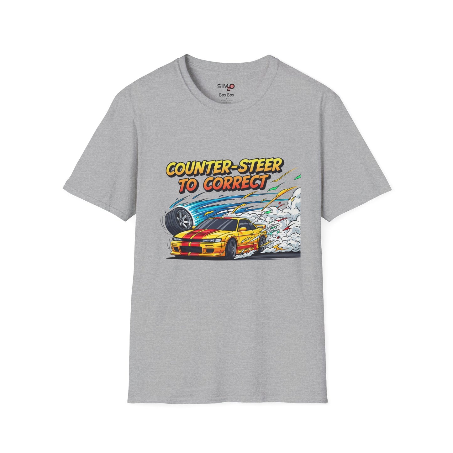Counter-Steer to Correct Drift Racing Tee 🚗💨