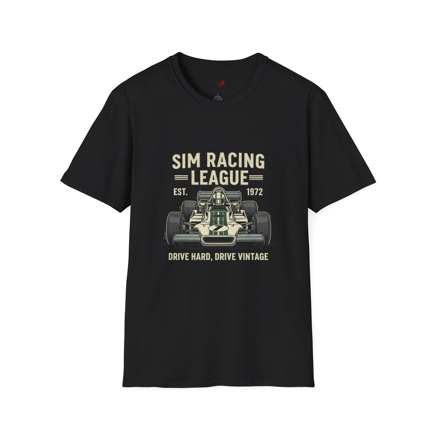 Sim Racing League Vintage Tee – Drive Hard, Drive Vintage T-Shirt