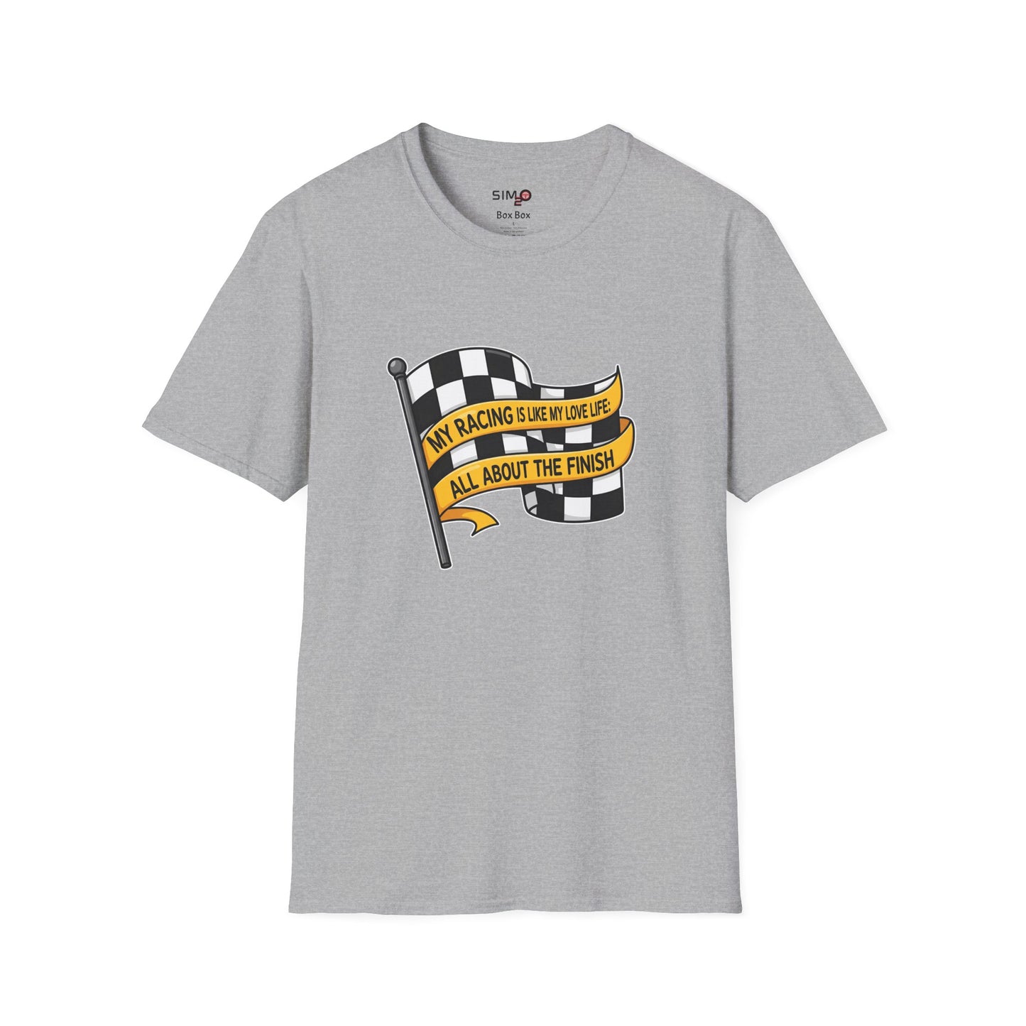 My Racing Is Like My Love Life Tee – Funny Sim Racing T-Shirt