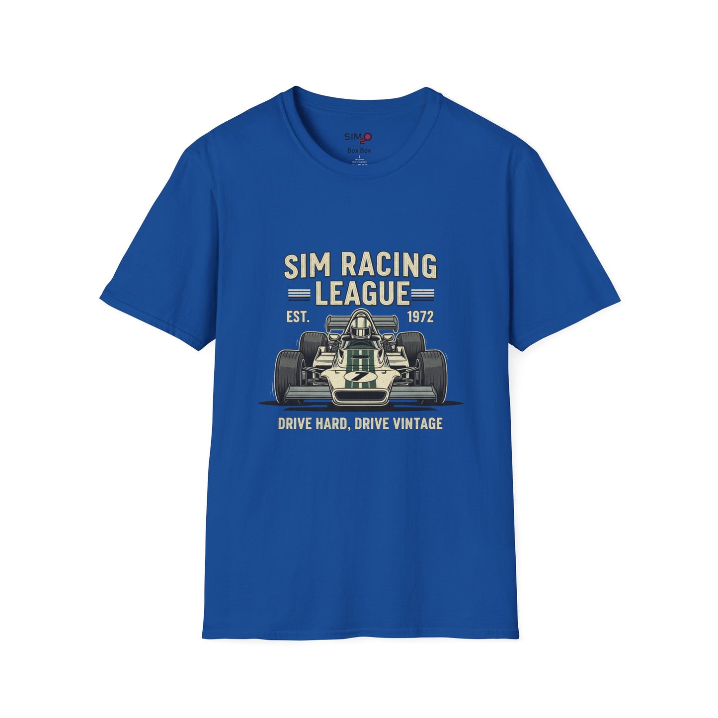 Sim Racing League Vintage Tee – Drive Hard, Drive Vintage T-Shirt