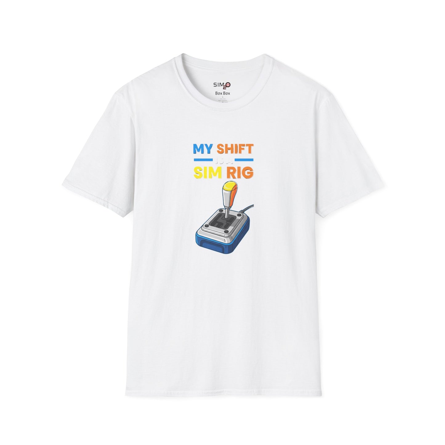 My Shift Is a Sim Rig Tee – Funny Sim Racing T-Shirt