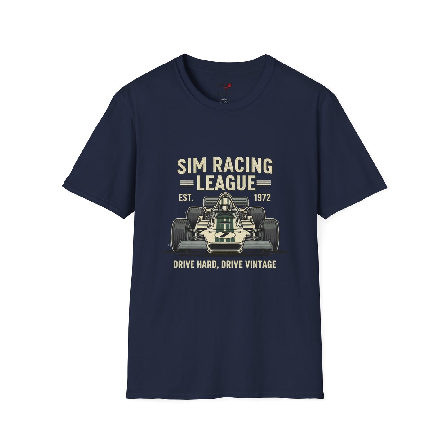 Sim Racing League Vintage Tee – Drive Hard, Drive Vintage T-Shirt