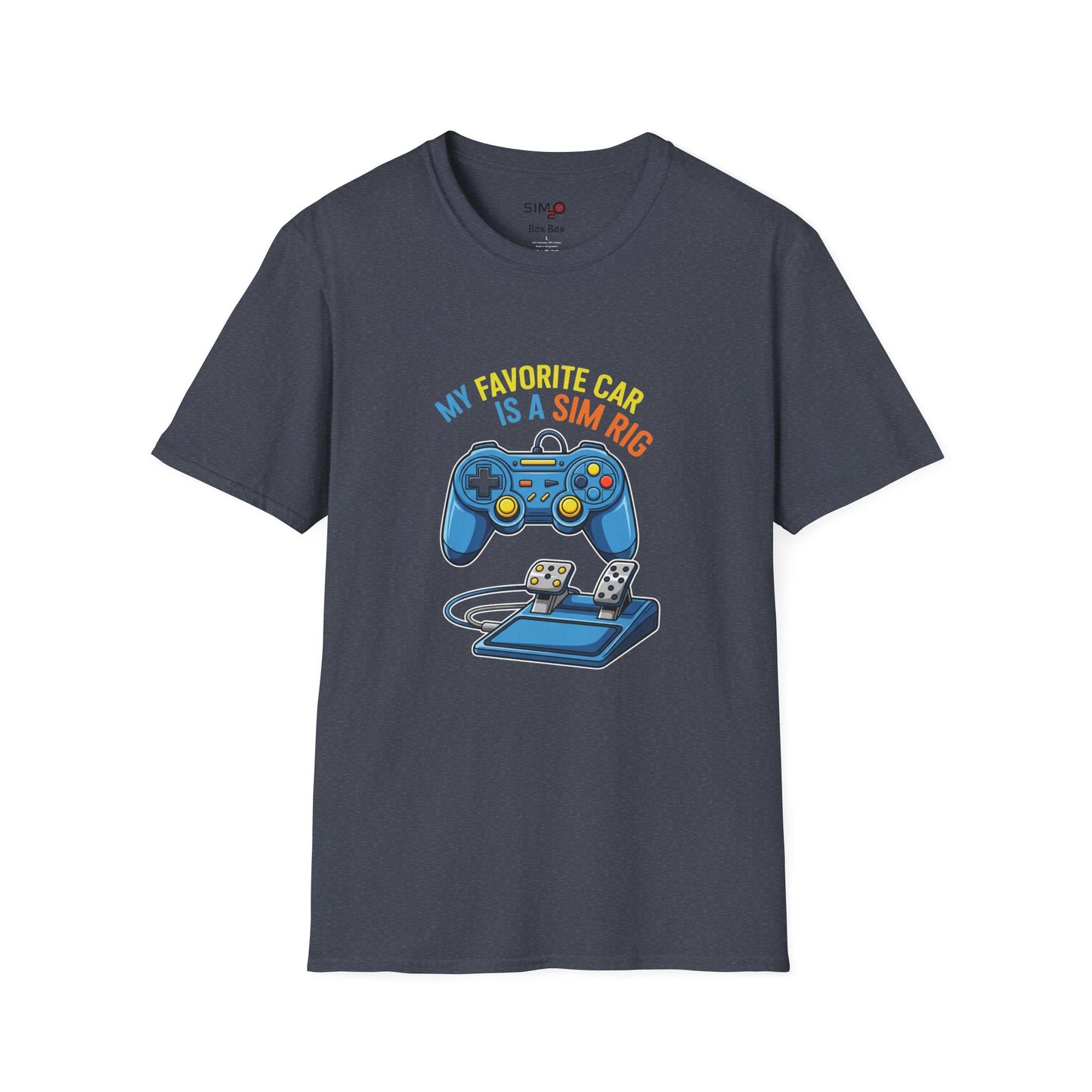 My Favorite Car Is a Sim Rig Tee – Funny Sim Racing T-Shirt