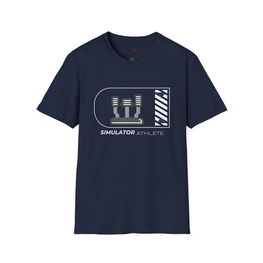 Simulator Athlete Tee – Sim Racing Pedal Design Shirt