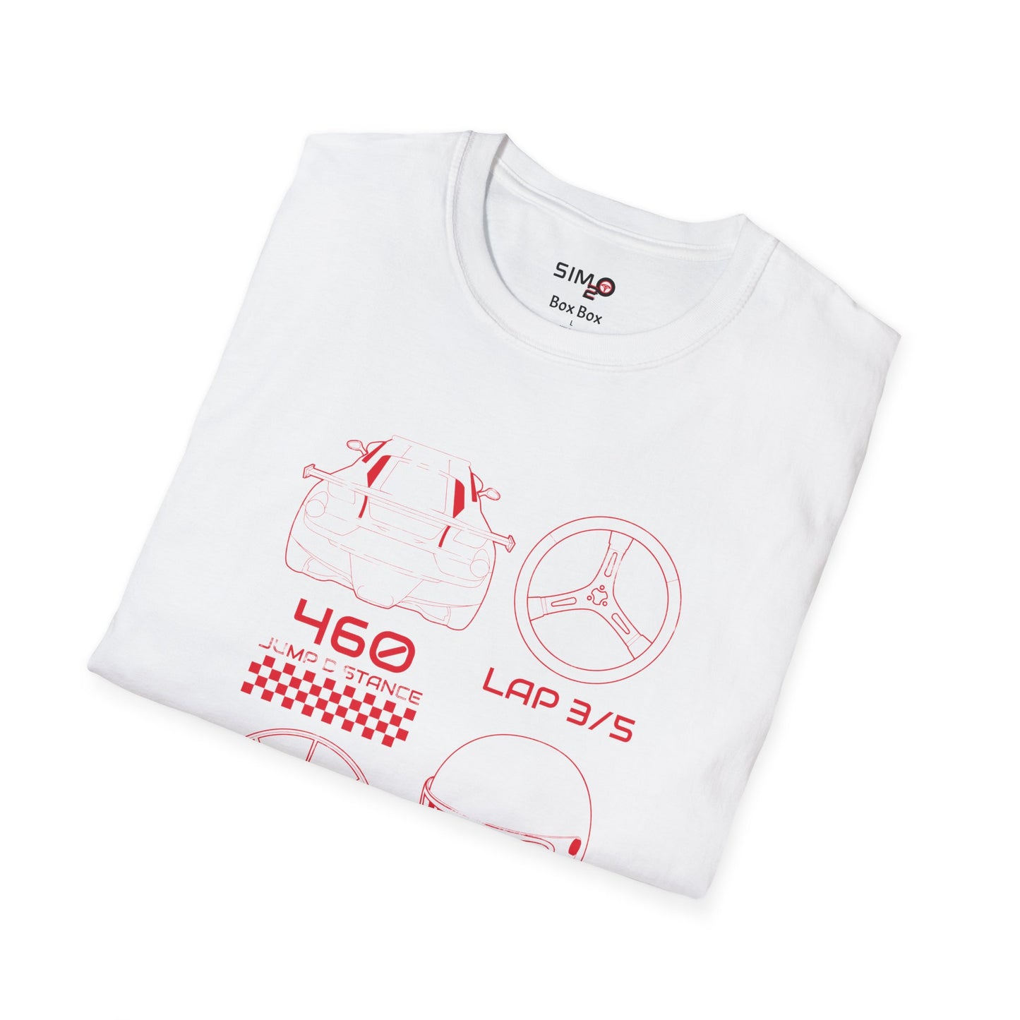 Gaming HUD Racer Tee – Sim Racing Graphic Shirt