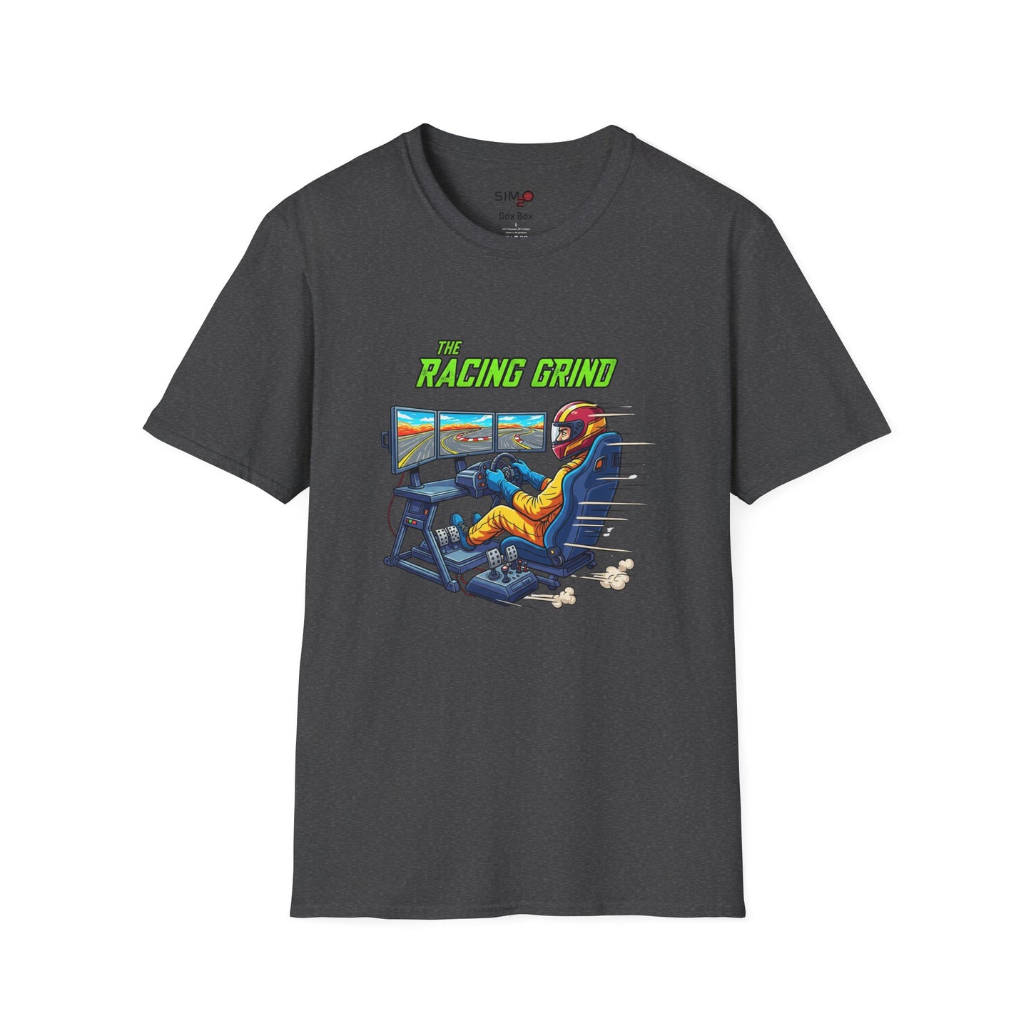 The Racing Grind Sim Racing Tee 🎮🏁