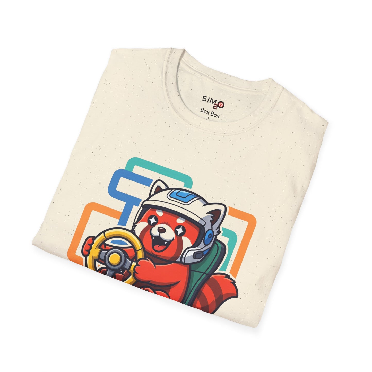 Red Panda Sim Racer Tee – Cute Funny Sim Racing T-Shirt