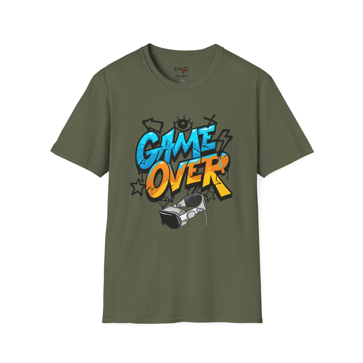 Game Over Graffiti Gamer Tee – VR Edition