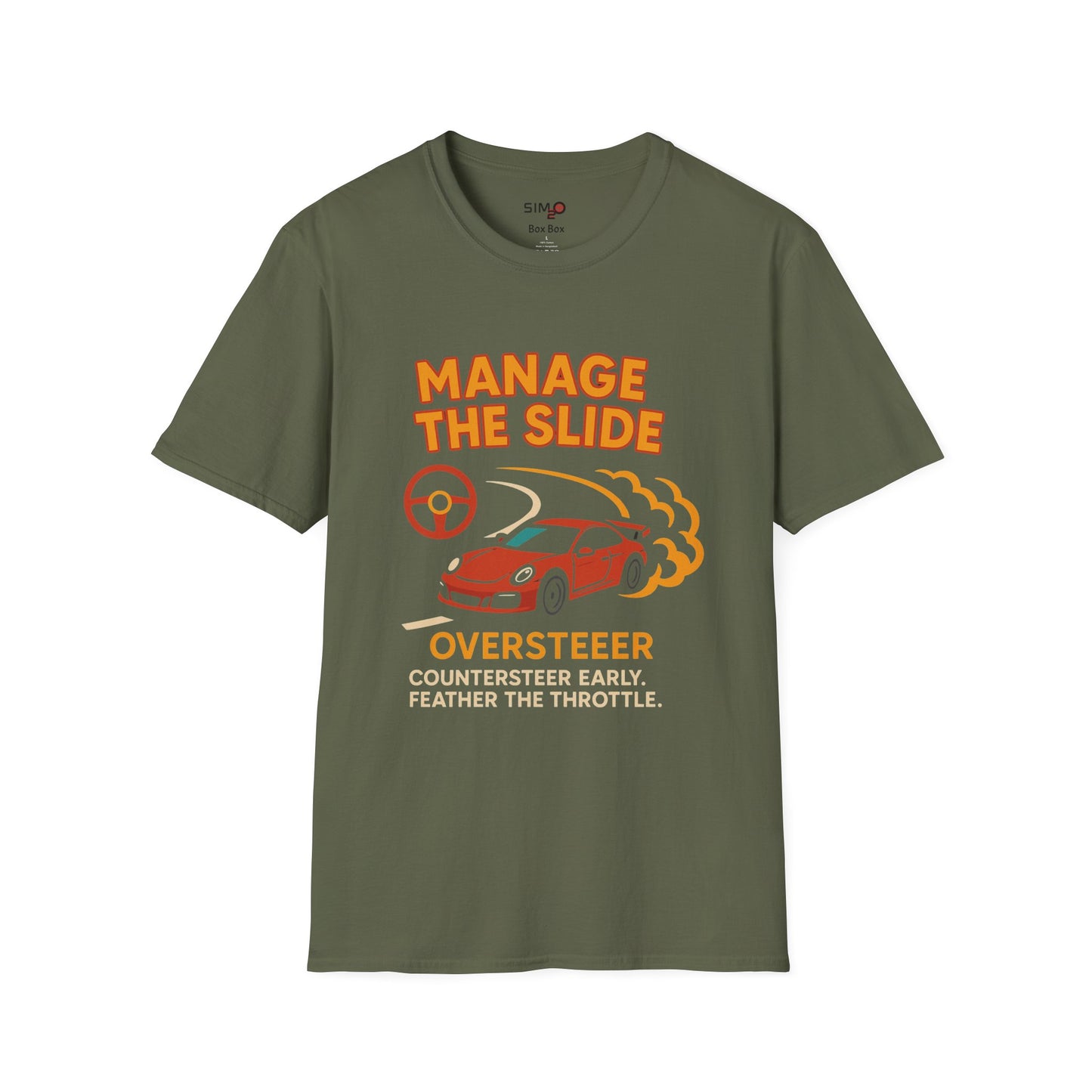 "Manage the Slide" Drift Technique Tee 🏎️💨