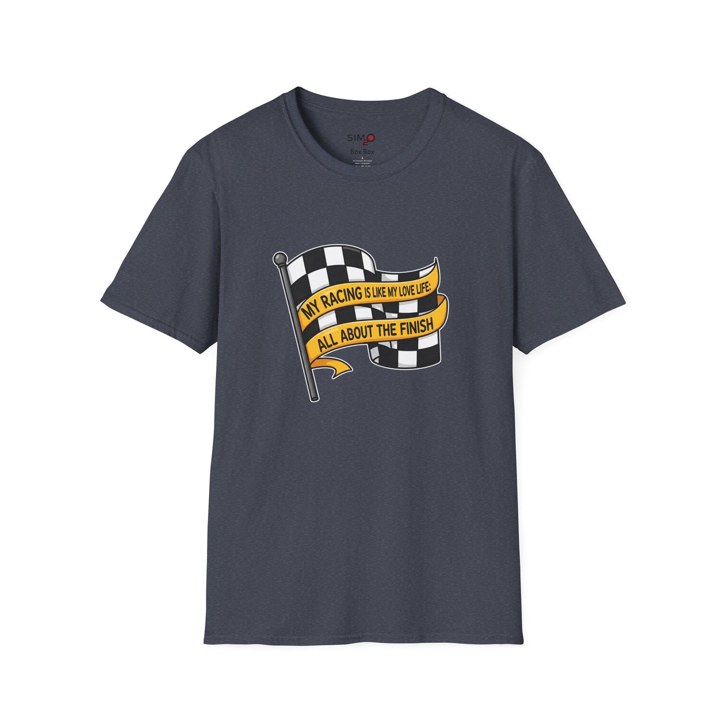 My Racing Is Like My Love Life Tee – Funny Sim Racing T-Shirt