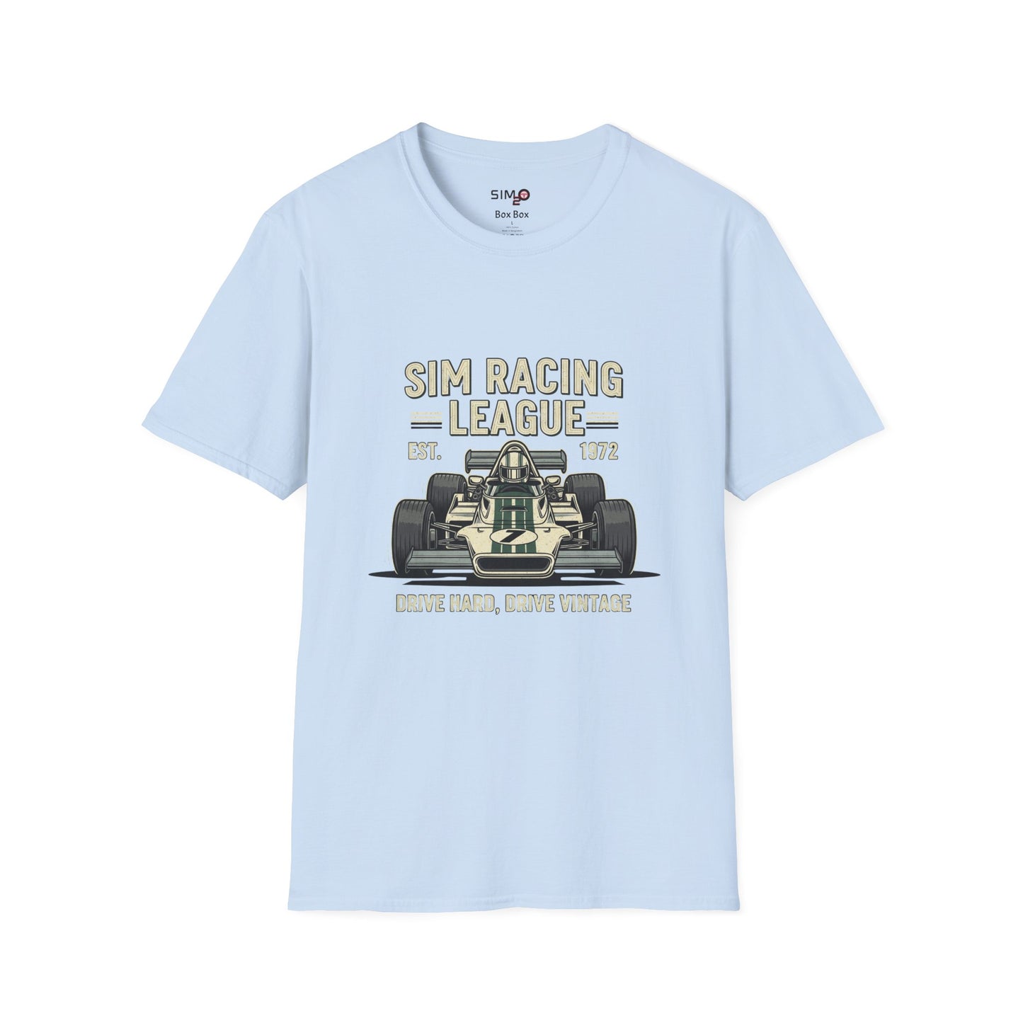 Sim Racing League Vintage Tee – Drive Hard, Drive Vintage T-Shirt