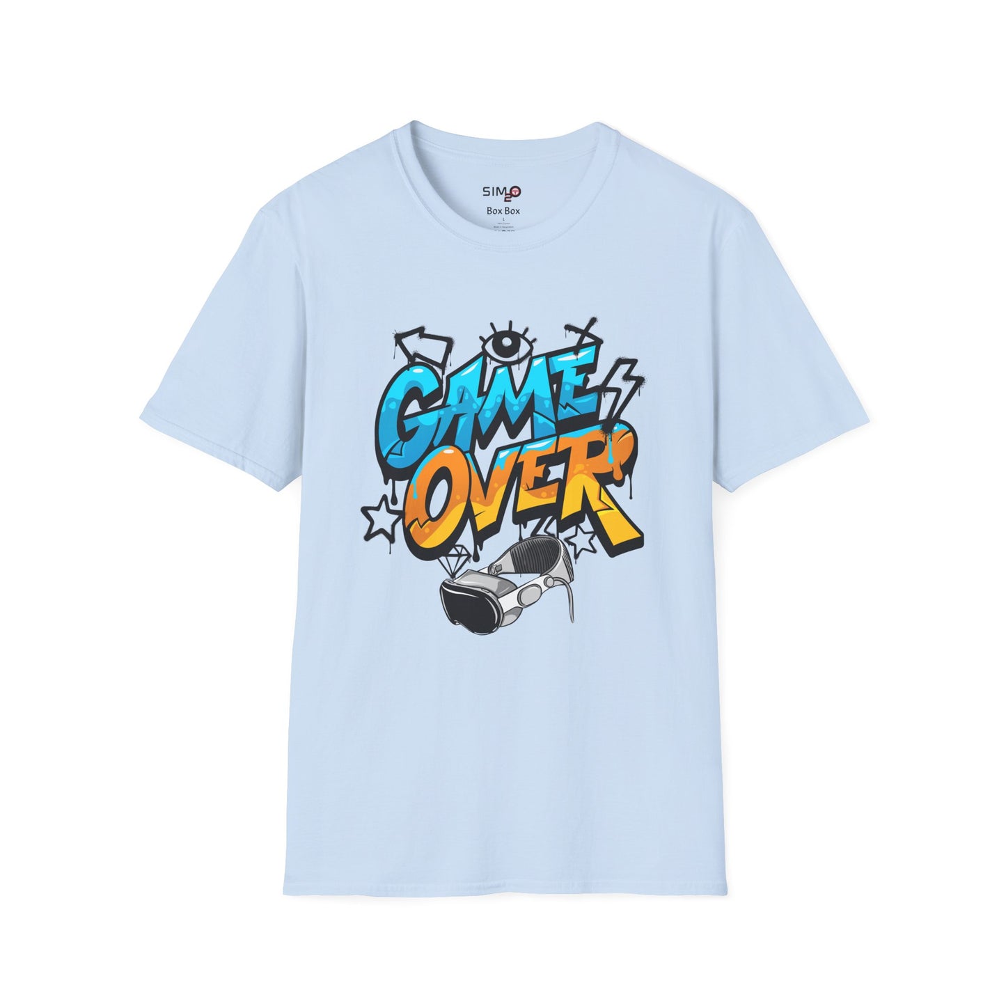Game Over Graffiti Gamer Tee – VR Edition