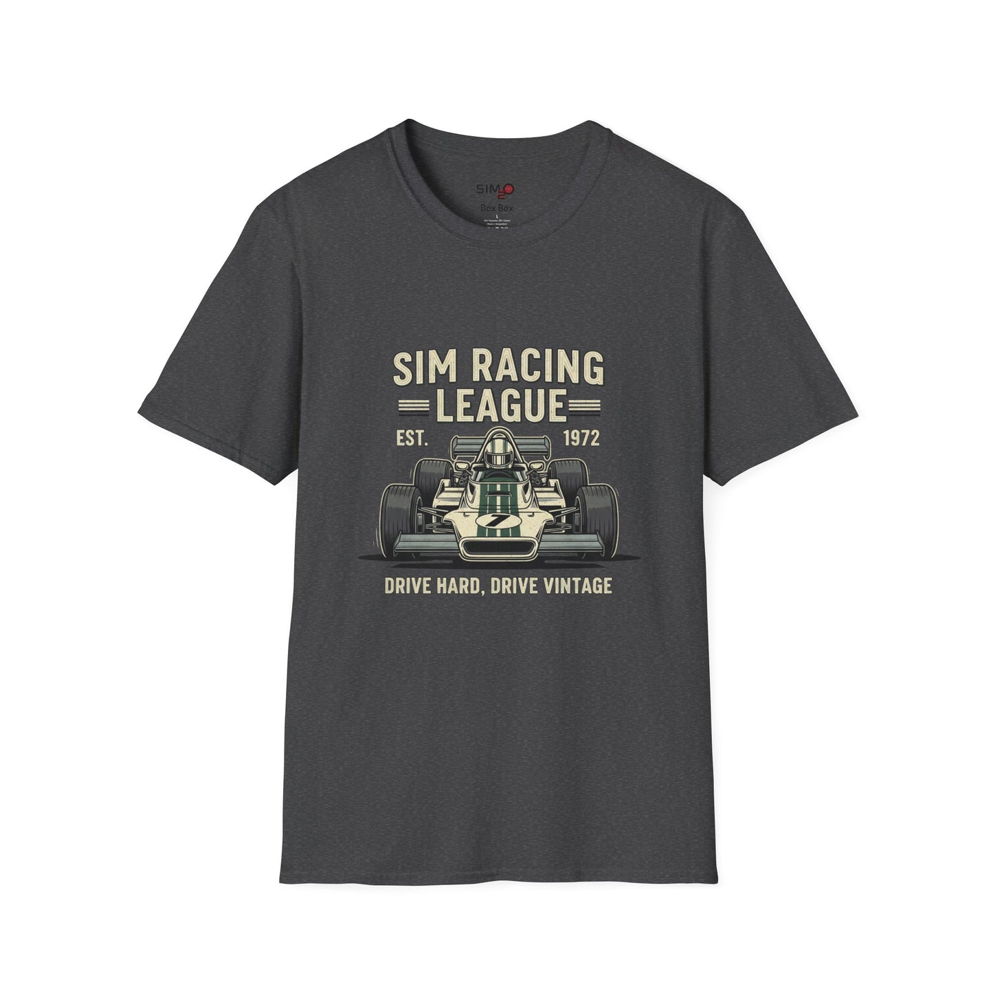 Sim Racing League Vintage Tee – Drive Hard, Drive Vintage T-Shirt