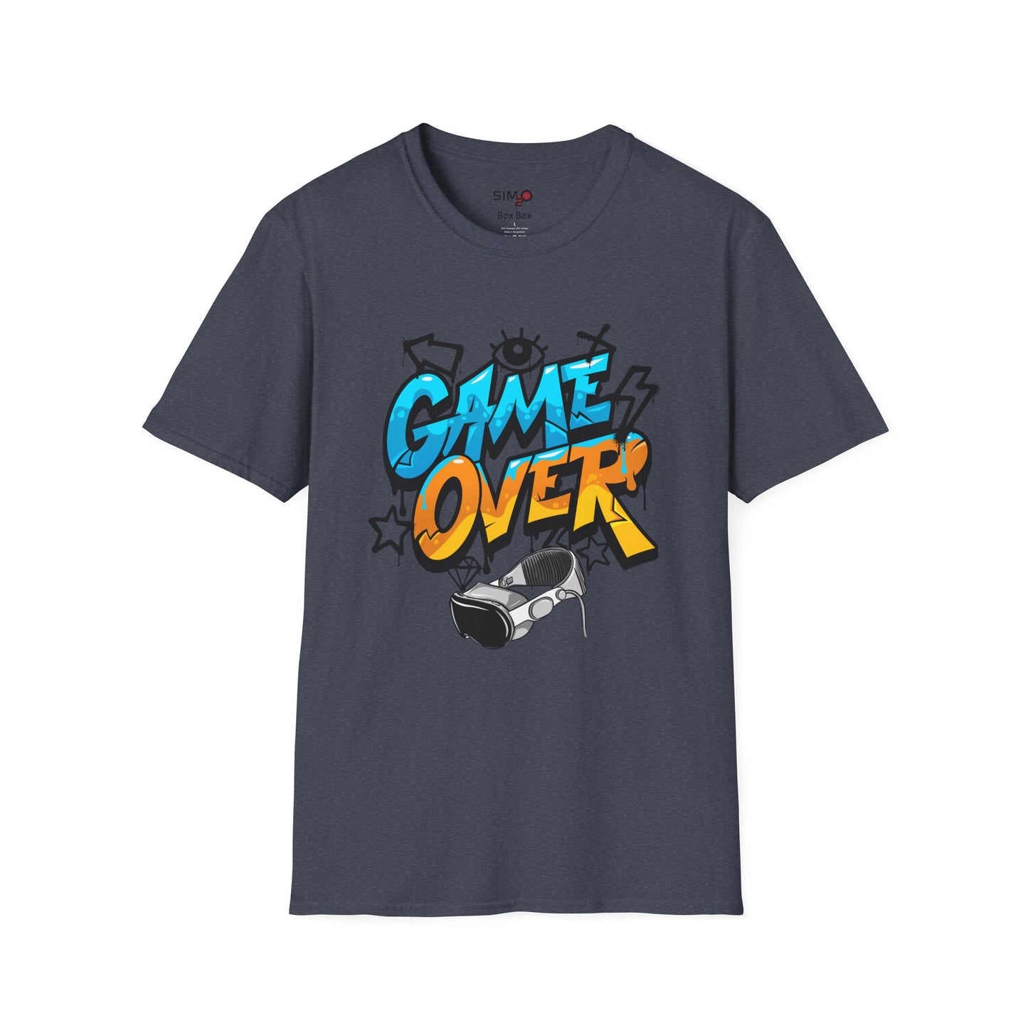 Game Over Graffiti Gamer Tee – VR Edition