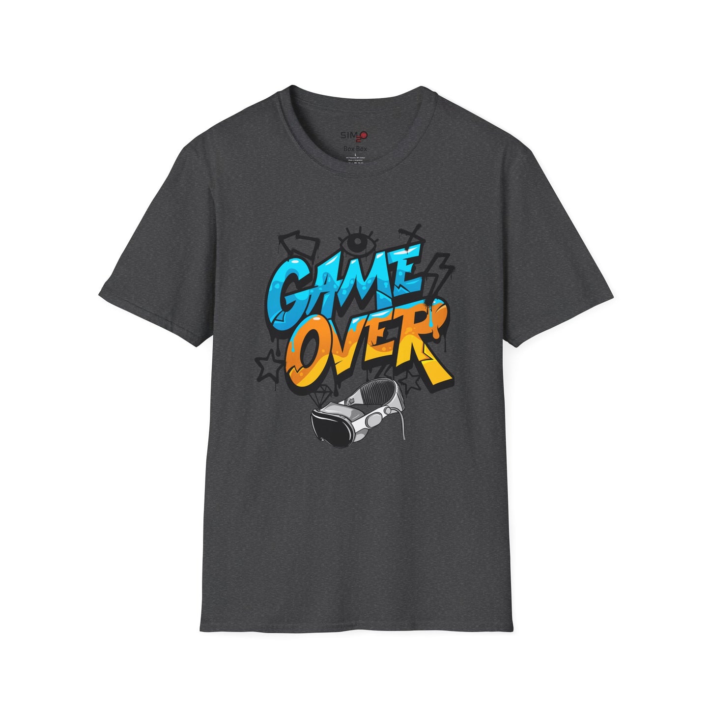 Game Over Graffiti Gamer Tee – VR Edition