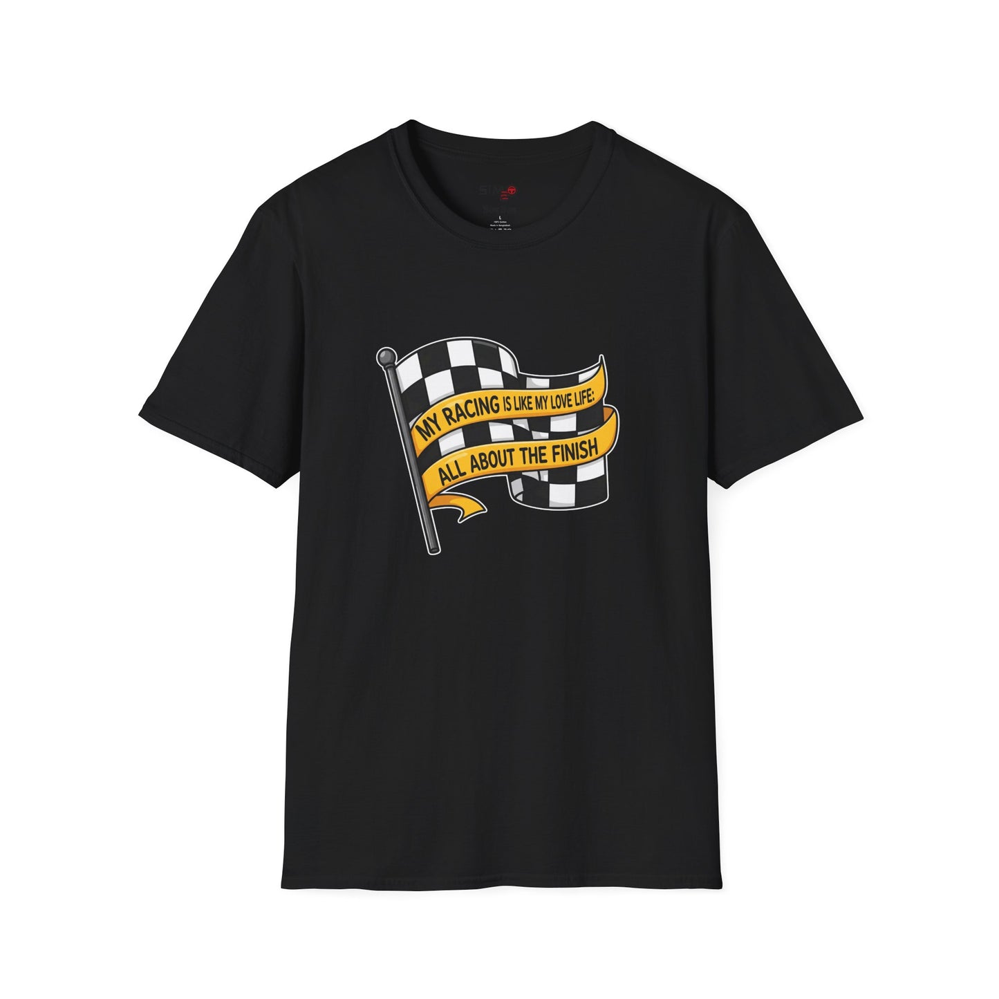 My Racing Is Like My Love Life Tee – Funny Sim Racing T-Shirt