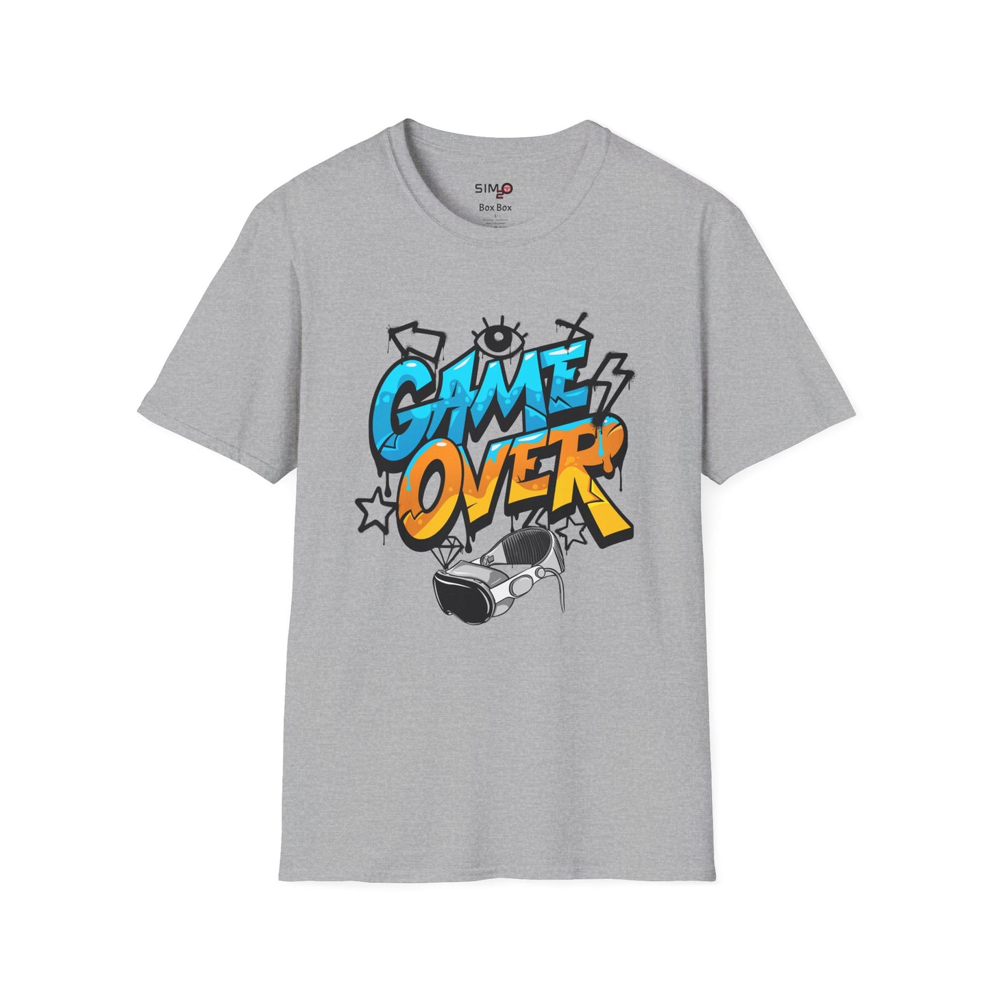 Game Over Graffiti Gamer Tee – VR Edition