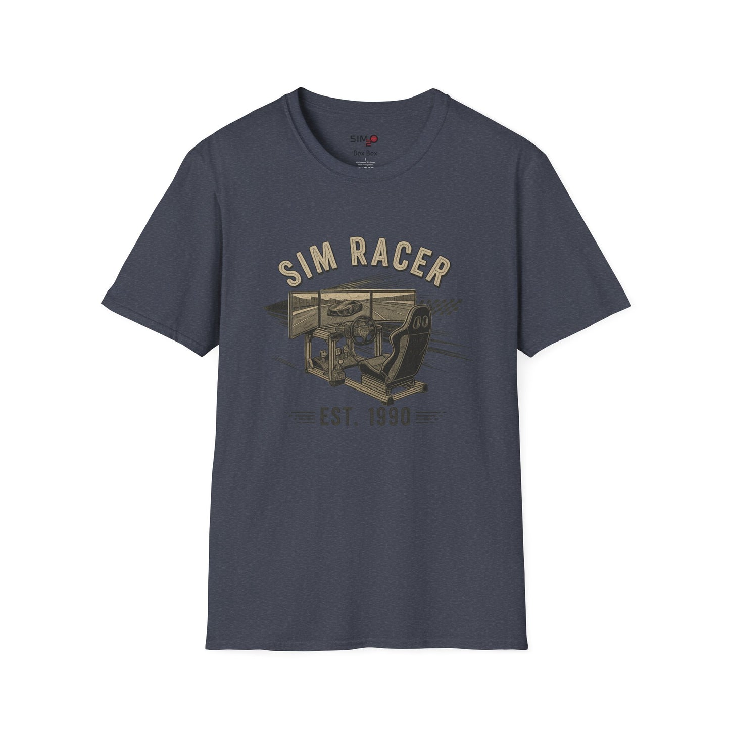 Sim Racer Est. 1990 Tee – Vintage Sim Rig T-Shirt