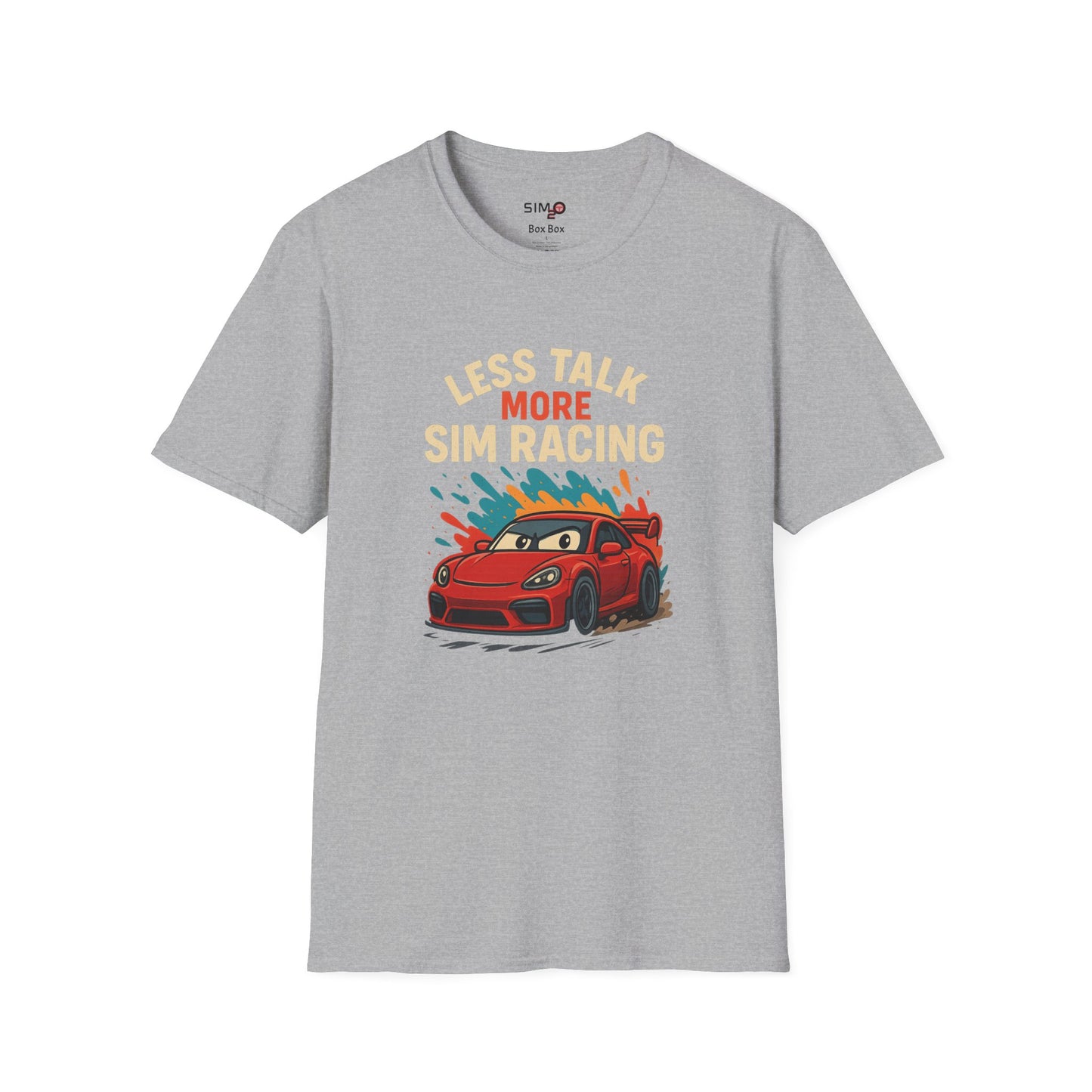 Less Talk, More Sim Racing Tee – Funny Sim Racing T-Shirt